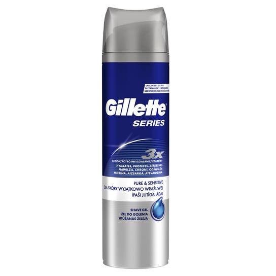 Gillette, Series, żel do golenia dla skóry wyjątkowo wrażliwej, 200 ml Gillette