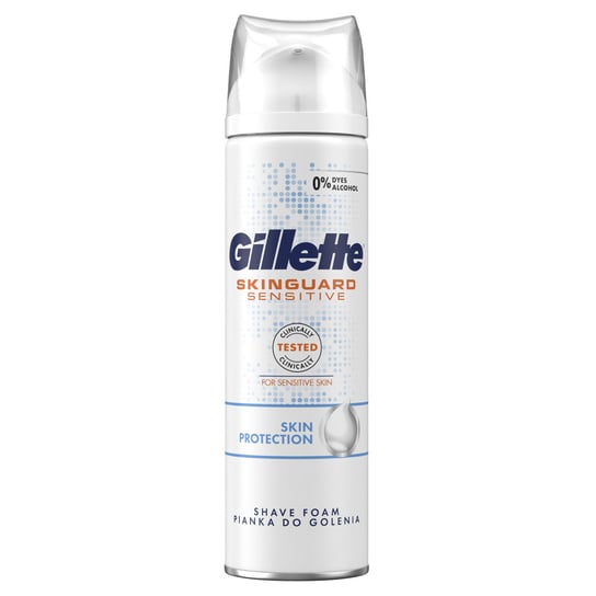 Gillette, SkinGuard Sensitive, pianka do golenia, 250 ml Gillette