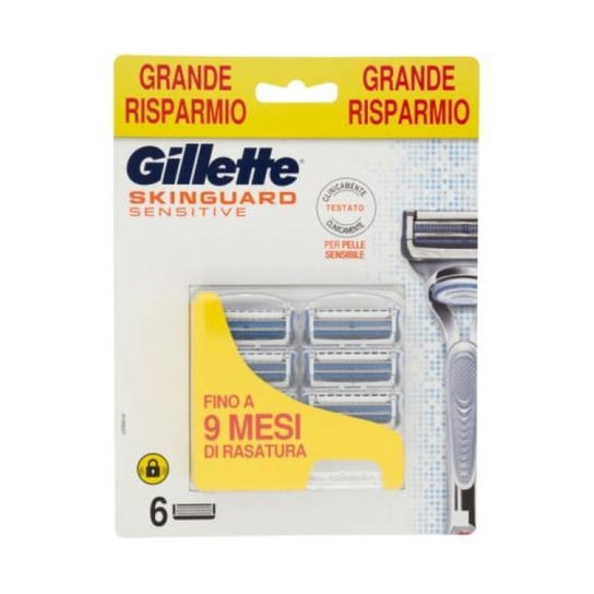 Gillette, Skinguard wkłady do golenia Sensitive, 6 szt. Gillette