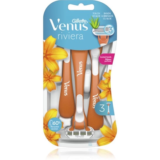 Gillette Venus Riviera Maszynki Jednorazowe 3 Szt. Gillette