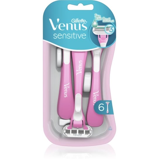 Gillette Venus Sensitive Smooth Maszynka Do Golenia 6 Szt. Gillette