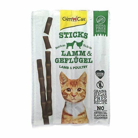 Gimcat Sticks 20g Jagnięcina&Drób 4 szt. GIMBORN