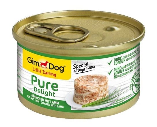 Gimdog 85g Pure Delight Kurczak Jagnięcina, karma dla psa GimDog