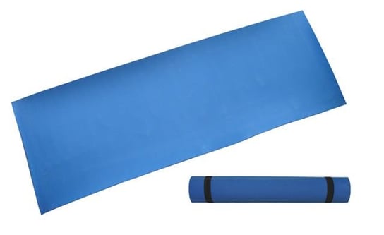Gimnastyczna mata 173x61x0,4 cm, niebieska CorbySport