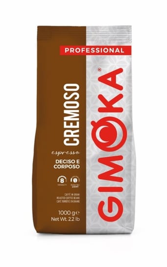 Gimoka, kawa ziarnista Professional Cremoso, 1 kg Gimoka