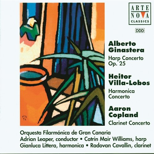Ginastera, Villa-Lobos, Copland: Concertos Adrian Leaper, Orquesta Filarmónica de Gran Canaria