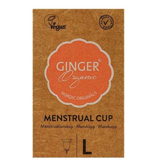 Ginger Organic Menstrual Cup kubeczek menstruacyjny L Ginger Organic
