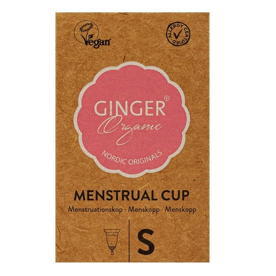 Ginger Organic, Menstrual Cup kubeczek menstruacyjny S Ginger Organic