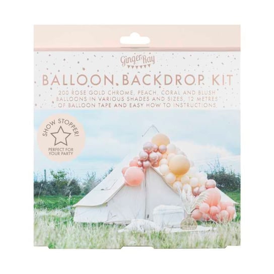Gingerray Balony Lateksowe Luxe Peach, Nude And Rose Gold Ginger Ray