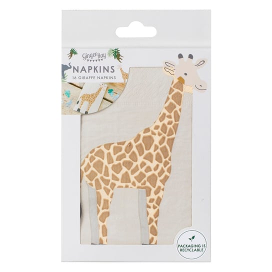 Gingerray serwetki papierowe Giraffe Paper Napkins Ginger Ray