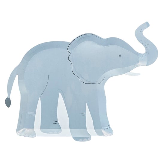 Gingerray talerzyki papierowe Elephant Paper Plates Ginger Ray