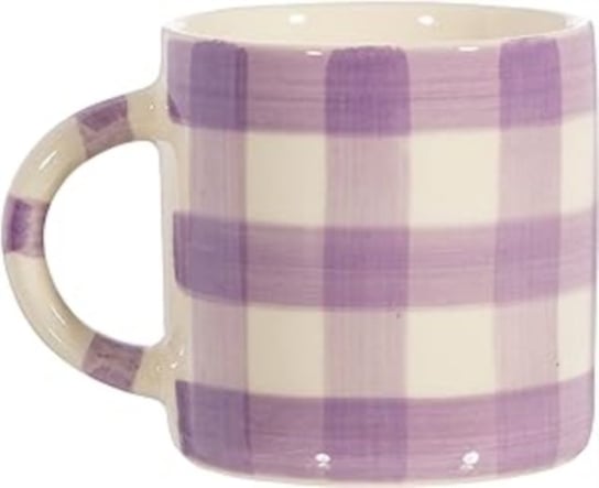 Gingham Mug Lilac SASS & BELLE