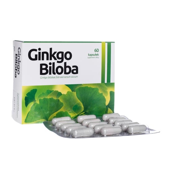 Ginkgo Biloba, suplement diety, 60 kapsułek Nord Farm