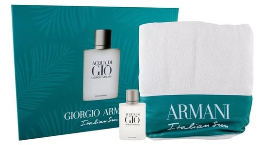 Giorgio Armani, Acqua di Gio Pour Homme, woda toaletowa, 100 ml + ręcznik Giorgio Armani