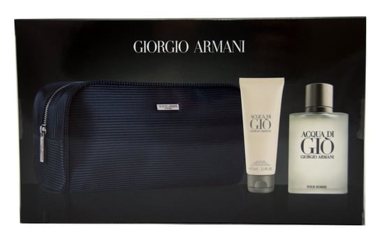 Giorgio Armani, Acqua di Gio pour Homme, zestaw kosmetyków, 2 szt. + kosmetyczka Giorgio Armani
