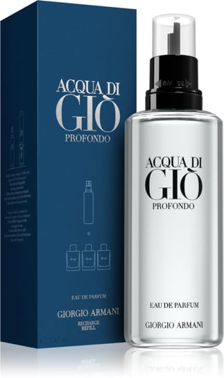 Giorgio Armani, Acqua Di Gio Profondo, Uzupełnienie Woda Perfumowana, 150ml Giorgio Armani