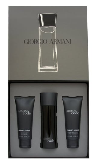 Giorgio Armani, Code pour Homme, zestaw kosmetyków, 3 szt. Giorgio Armani