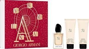 Giorgio Armani, Si, zestaw prezentowy perfum, 3 szt. Giorgio Armani