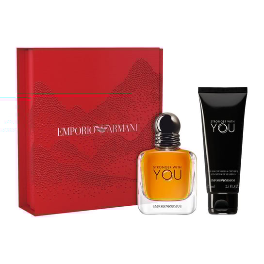 Giorgio Armani, Stronger With You zestaw woda toaletowa spray 50ml + żel pod prysznic 75ml Giorgio Armani