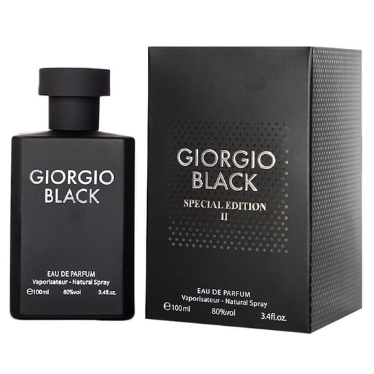 Giorgio, Black Special Edition II For Men, woda perfumowana, 100 ml Giorgio