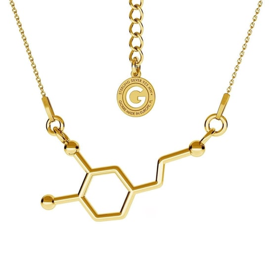 Giorre, Naszyjnik damski Dopamina wzór chemiczny, 50 cm GIORRE