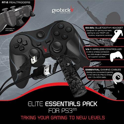 Gioteck Elite Pack PS3 Gioteck