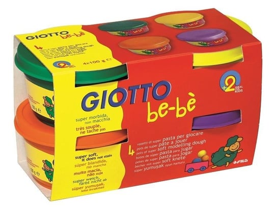 Giotto, Masa plastyczna Be-Be, 4x100g GIOTTO