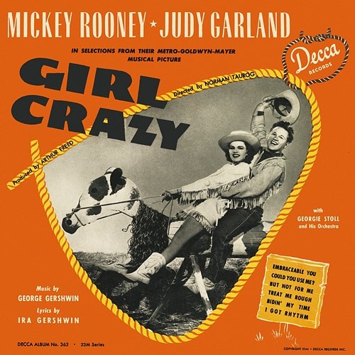 Girl Crazy Judy Garland, Mickey Rooney