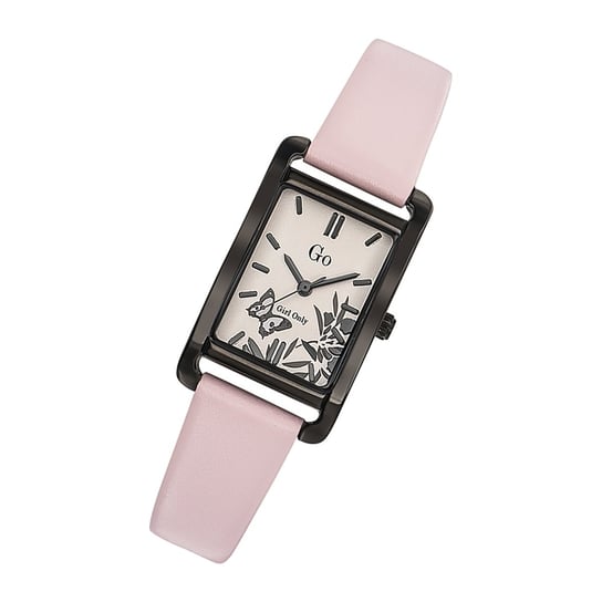 Girl Only zegarek na rękę różowa skóra 699117 GO damski analogowy zegarek kwarcowy UGO699117 Girl Only