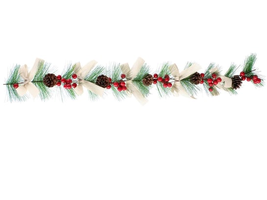 Girlanda bożonarodzeniowa z jarzębiną i szyszkami - 90 cm - 1 szt. CHO