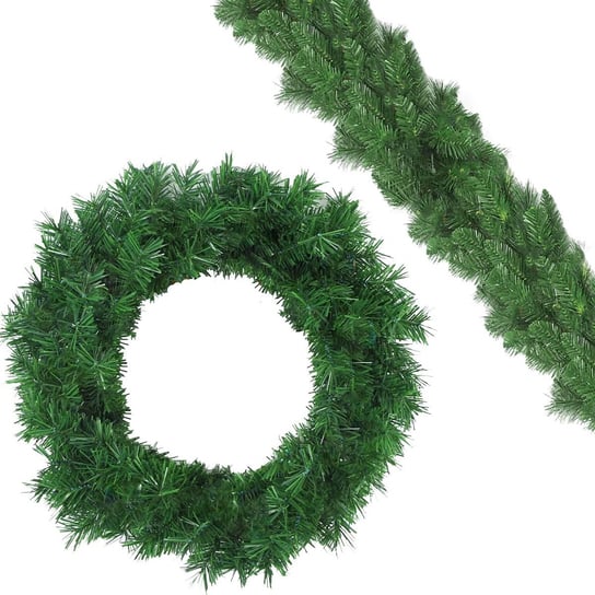 Girlanda choinkowa 280 cm, łańcuch świąteczny, zielony Springos