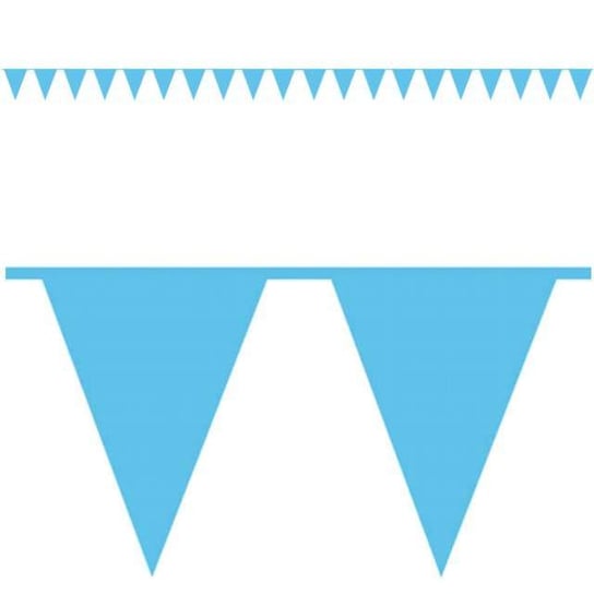 Girlanda, flagi Premium, 1000 cm, niebieska Amscan