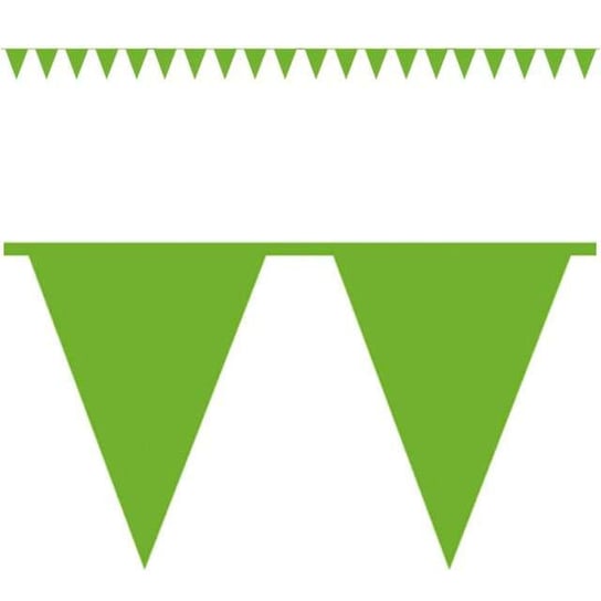 Girlanda, flagi Premium, 1000 cm, zielona Amscan