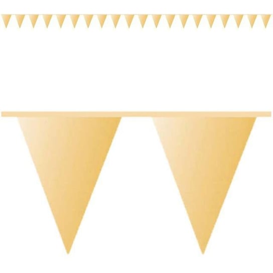 Girlanda, flagi Premium, 1000 cm, złota Amscan