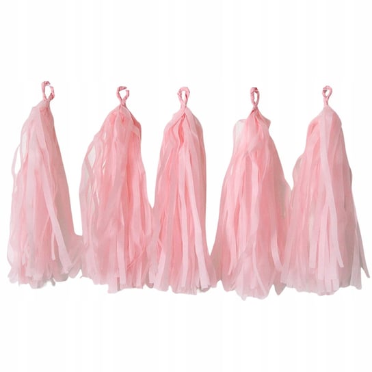 Girlanda Frędzle Różowa Urodziny Dekoracja Roczek Baner Pompony Inna marka