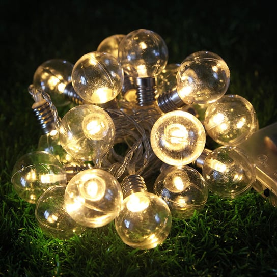Girlanda / lampki dekoracyjne LED w kształcie żarówki – barwa ciepła Magboss Sp z o.o. S.K.