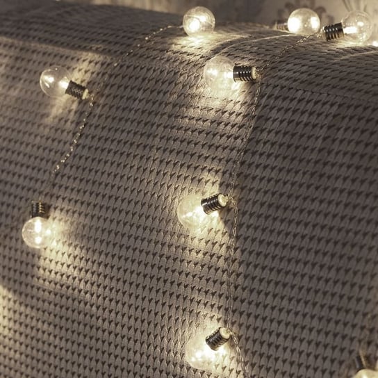 Girlanda / lampki dekoracyjne LED w kształcie żarówki – barwa zimna Hedo