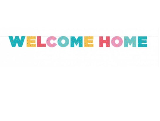 Girlanda Na Powitanie Welcome Home, Kolorowa GoDan