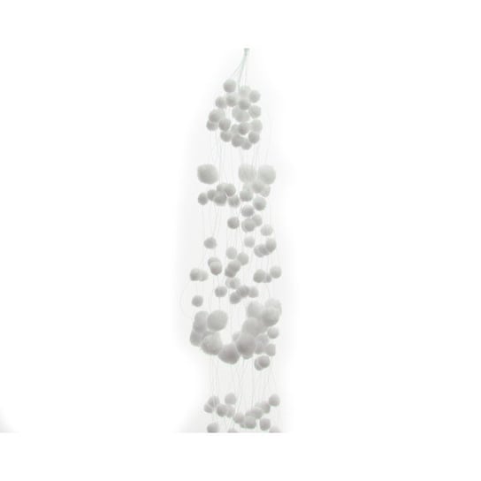 Girlanda śnieżki kulki białe świąteczne 3x3x78cm Kaemingk B.V.