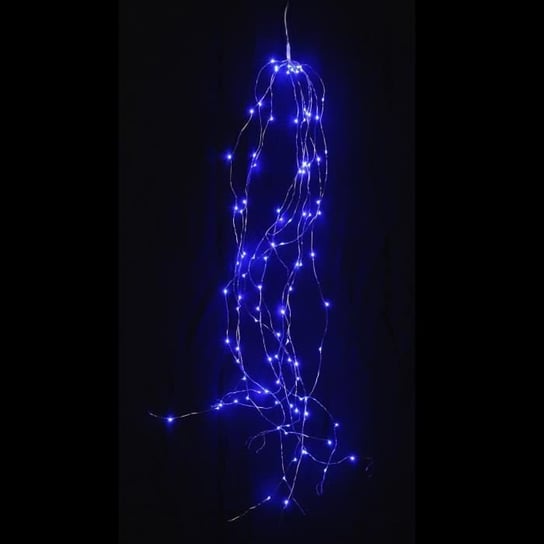 Girlanda spiralna 10 białych diod LED niebieskich Inna marka