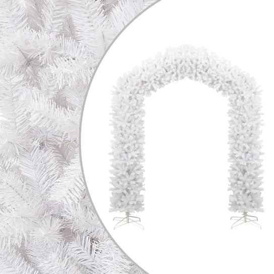 Girlanda świąteczna PVC 215x270 cm, biała Inna marka