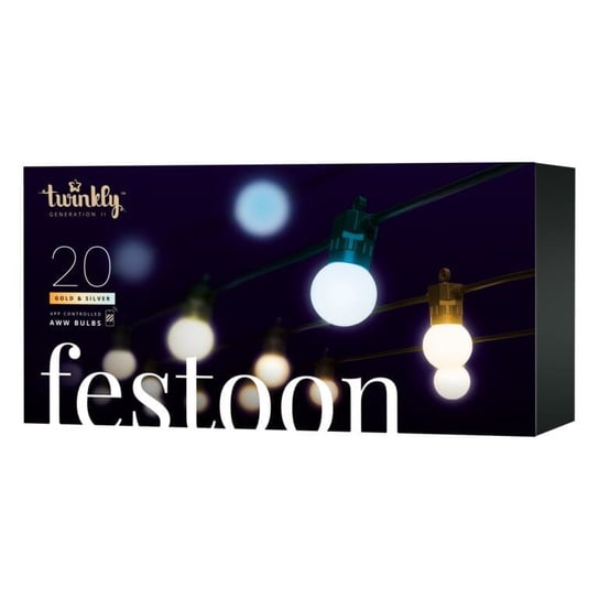 Girlanda Twinkly Festoon Lights 20 Aww Led 10 M, Sterowana Aplikacją Twinkly