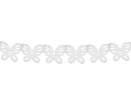 Girlanda W&C Motylki, biała, 360 cm GoDan