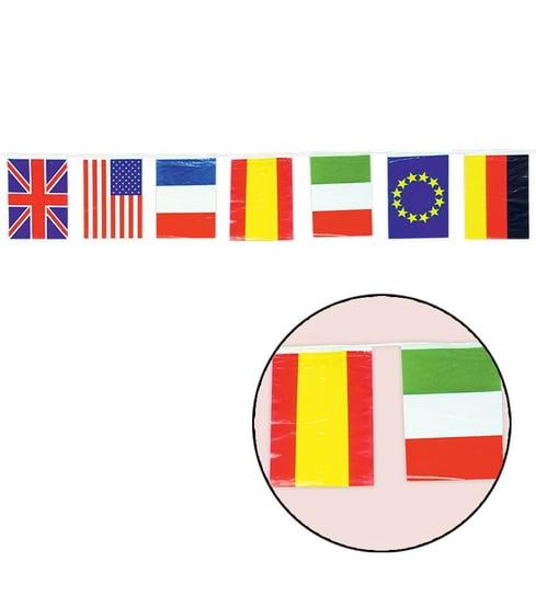 Girlanda z flag państw Guirca