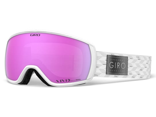 Giro, Gogle zimowe, Facet white silver shimmer (szyba VIVID pink 25% S2) (DWZ) GIRO