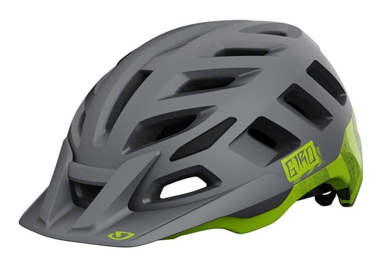 GIRO RADIX MTB kask rowerowy damski, szaro-limonkowy GIRO