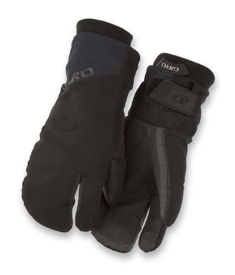 GIRO, Rękawiczki zimowe, 100 PROOF, czarny, rozmiar XS GIRO