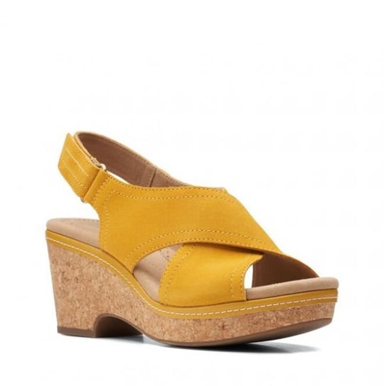 Giselle Cove [yellow suede] - rozmiar 43 Clarks