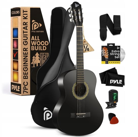GITARA AKUSTYCZNA 1/4 DLA POCZĄTKUJĄCYCH DLA DZIECI MŁODZIEŻY PIĘKNA ZESTAW Inna marka