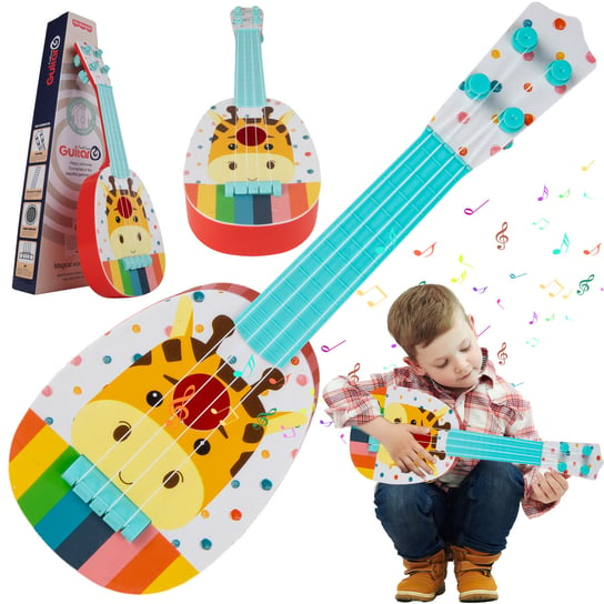 Gitara Dla Dzieci Ukulele 36Cm Instrument MalPlay